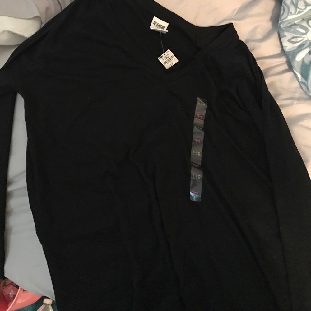 NWT black VS Pink shirt